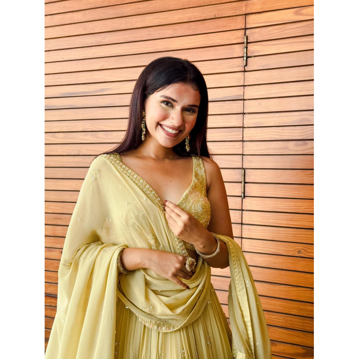 Buy Sunshine Elegance Yellow Lehenga Online - Festive Wear